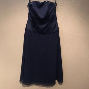 Tea length Bridesmaid dress